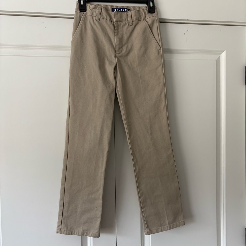 Boys EUC French Toast Tan Chinos, 12 slim